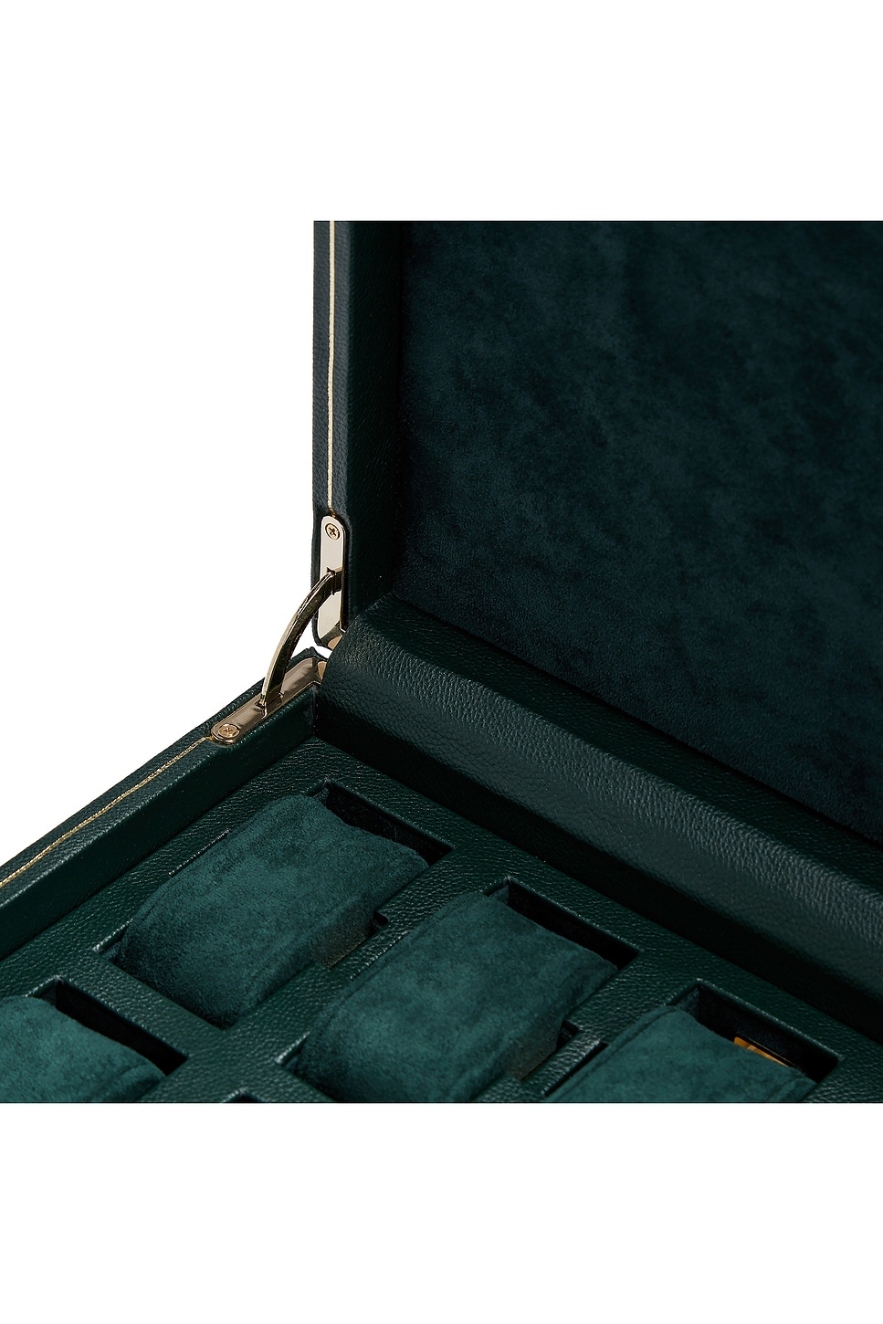 Image 1 of Wolf 1834 British Racing 8 Piece Watch Box in Green