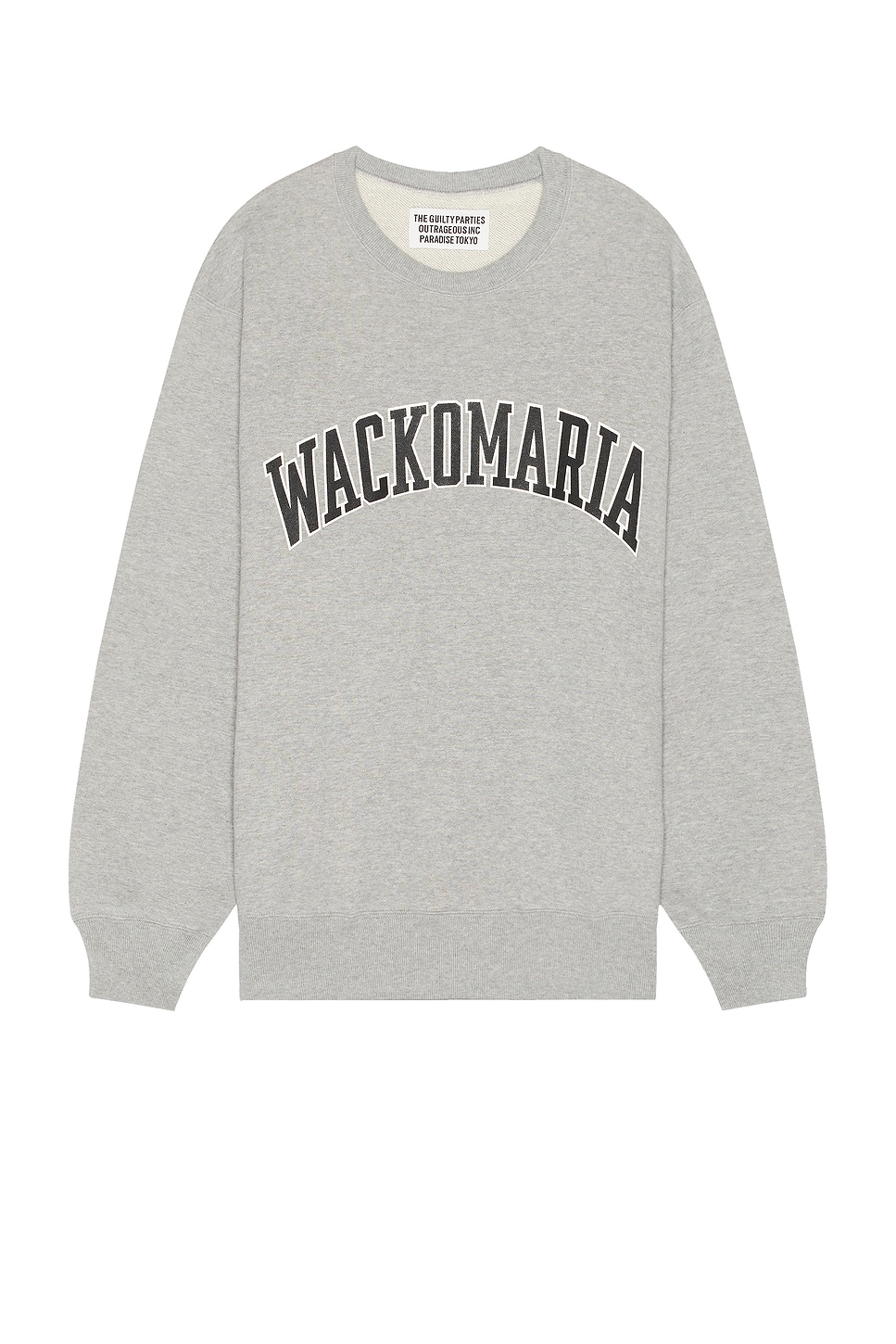 Middle Weight Sweat Shirt Type-1 in Light Grey