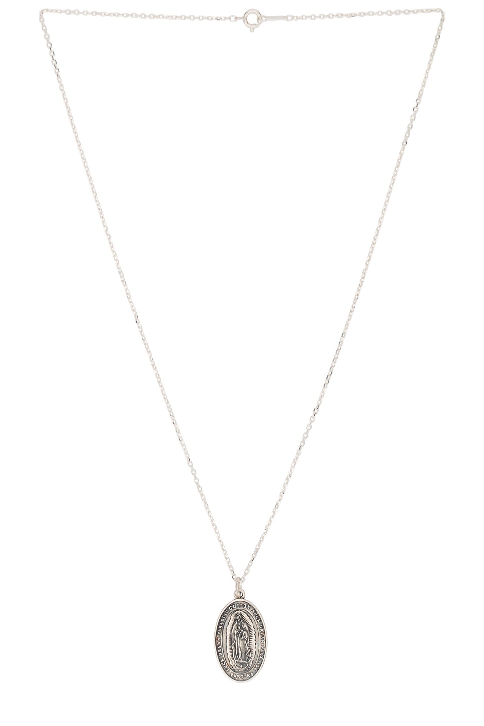 Medai Necklace Type-1 in Metallic Silver