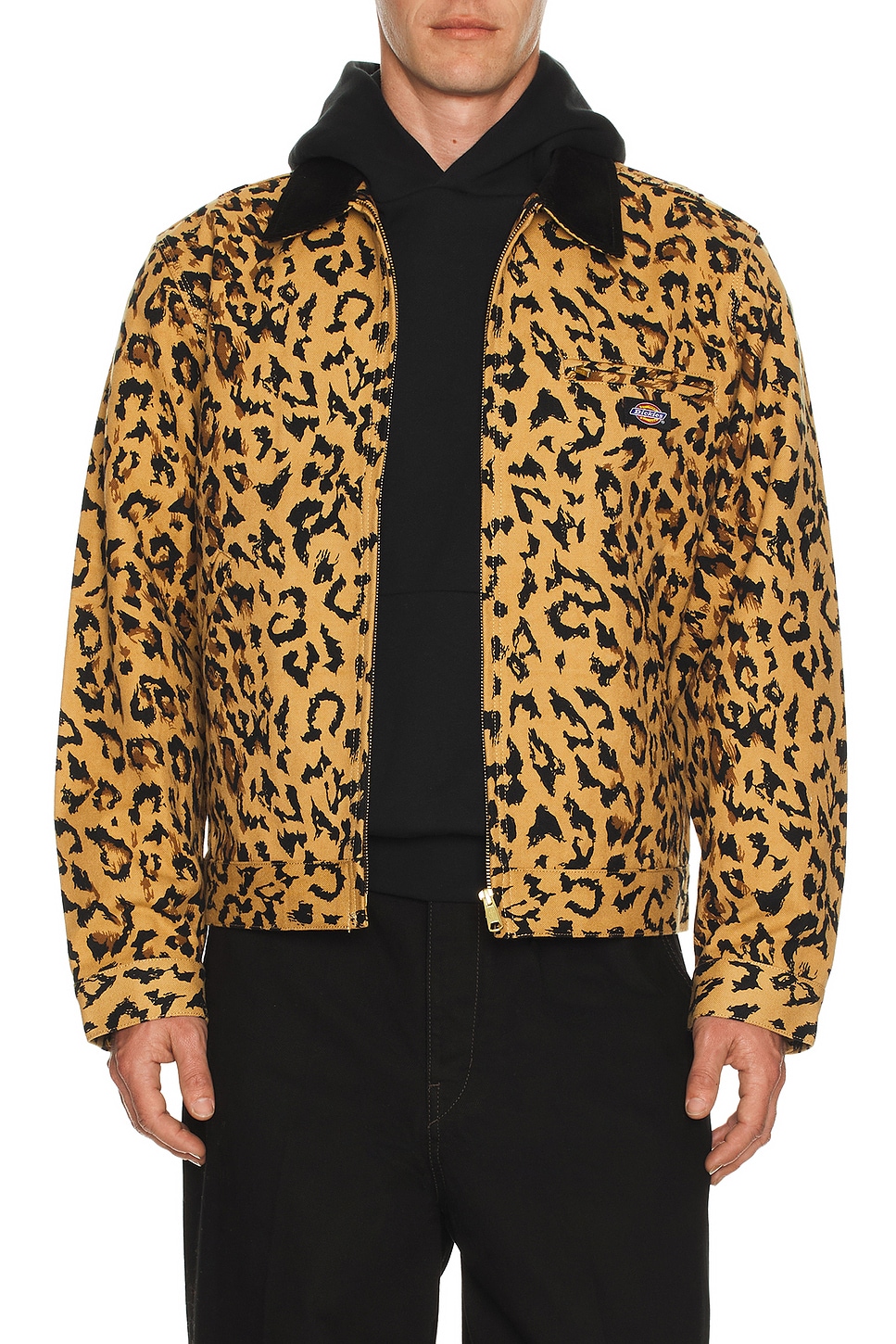 Image 1 of WACKO MARIA x Dickies Leopard Work Jacket in Beige