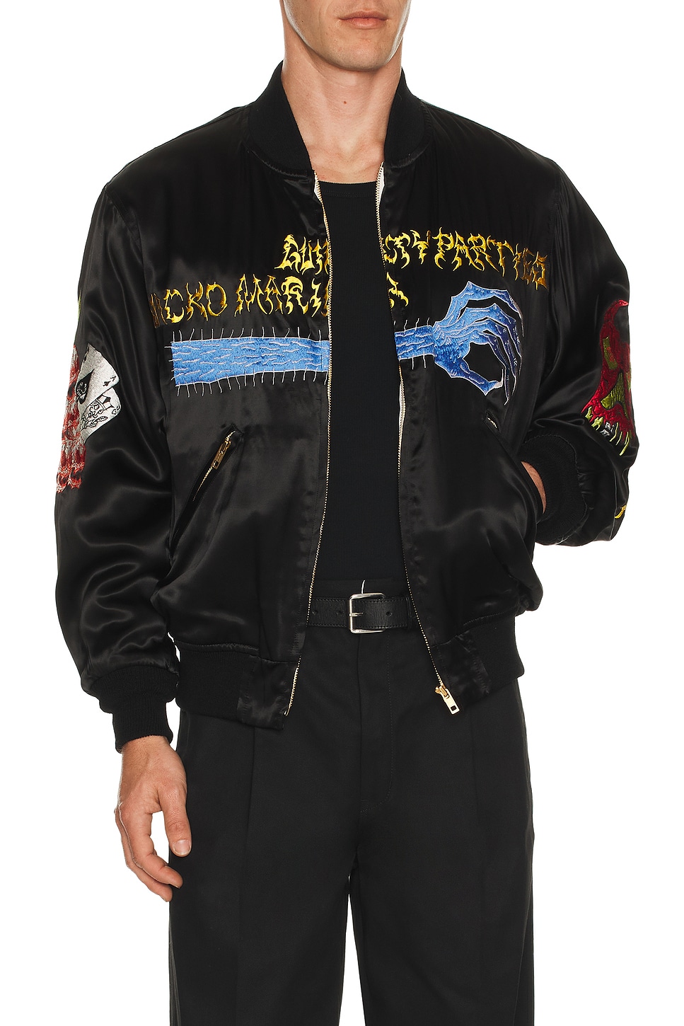 Image 1 of WACKO MARIA x Neck Face Vietnam Jacket in Black