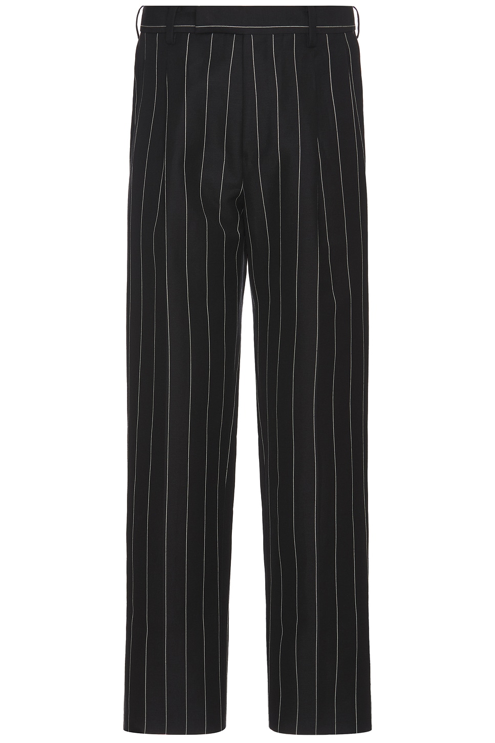 Image 1 of WACKO MARIA Double Pleated Trousers in Black