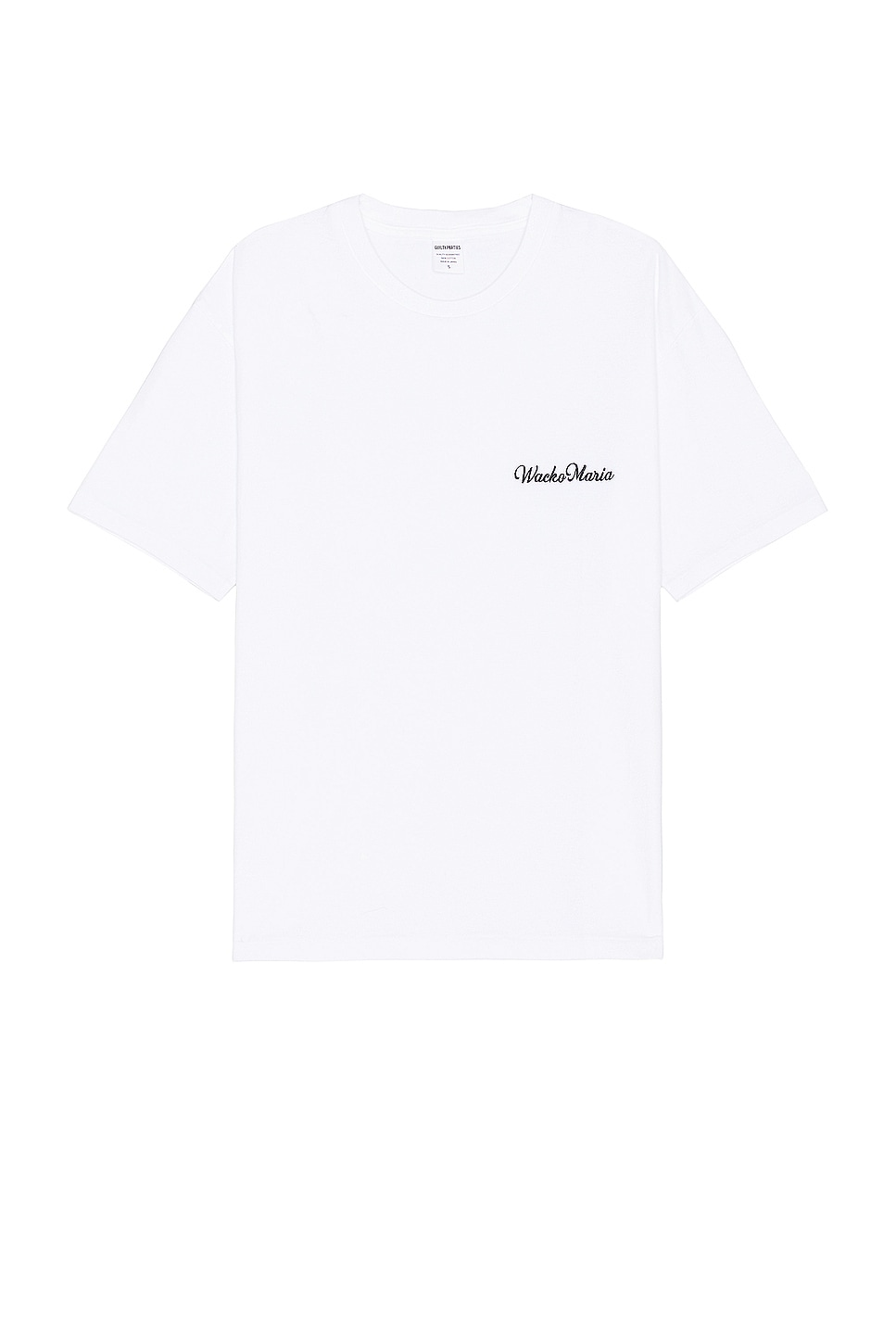 Image 1 of WACKO MARIA Washed Heavy Weight Crew Neck T-Shirt in White