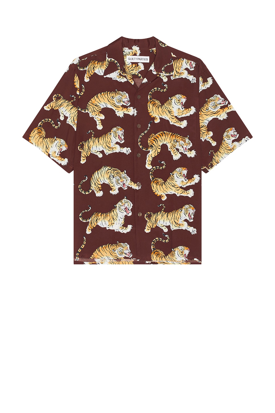 Image 1 of WACKO MARIA Hawaiian Shirt Type-6 in Brown