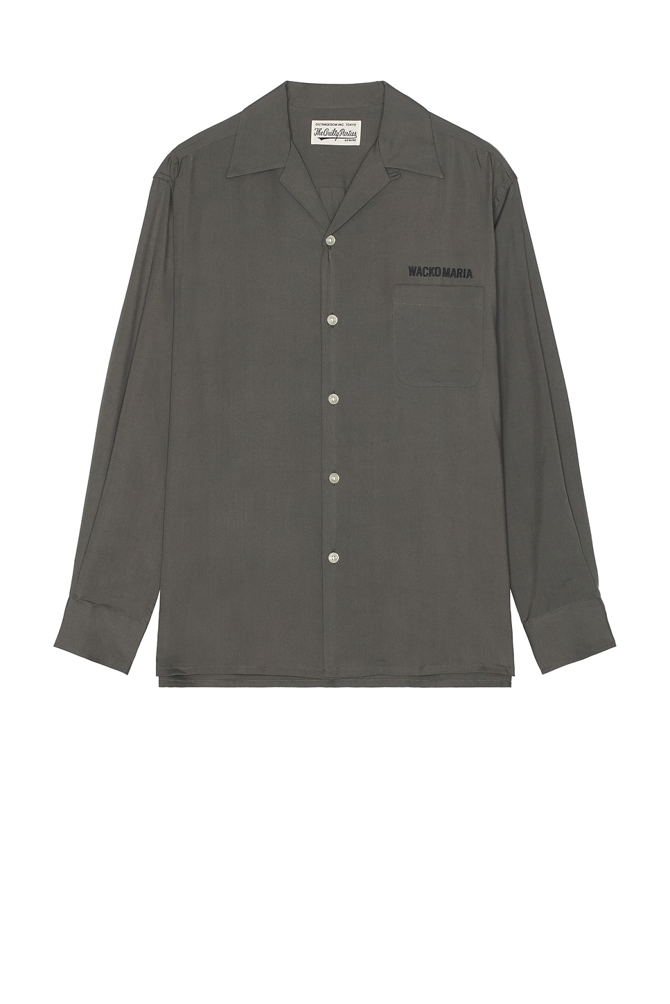 50
s Long Sleeve Shirt Type-2 in Grey