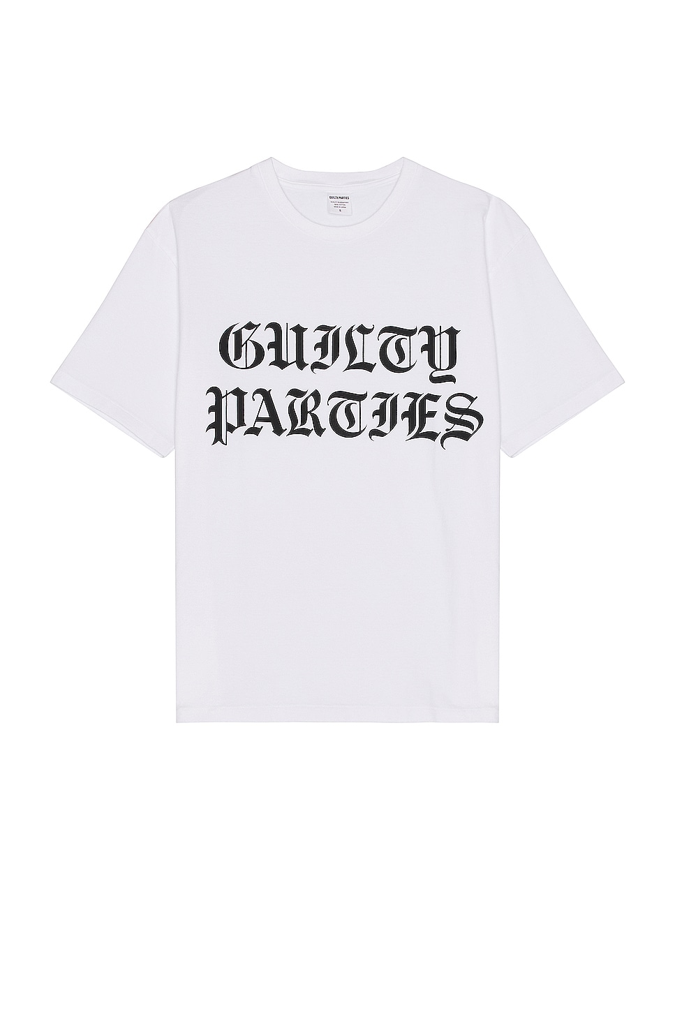 Washed Heavy Weight Crew Neck T-Shirt in White