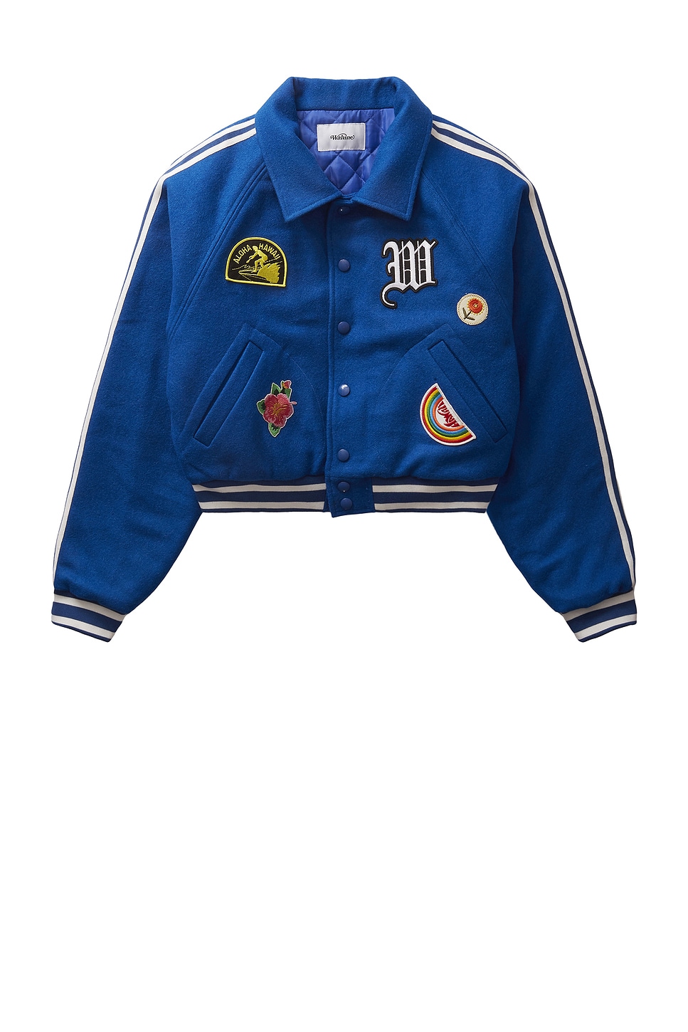 Image 1 of Wahine Univarsity Jacket in Blue