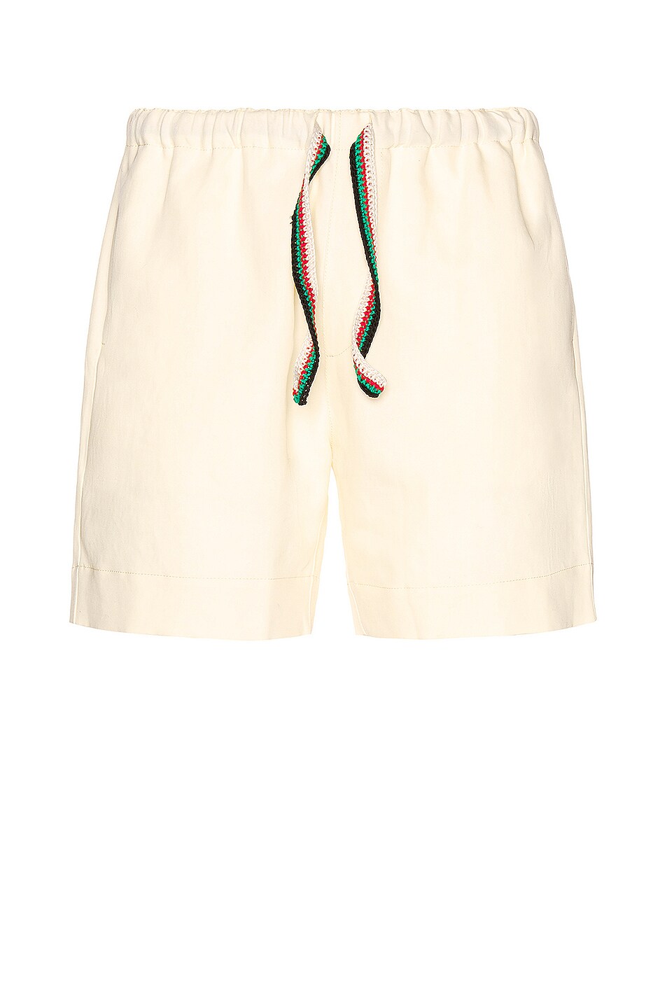 Image 1 of Wales Bonner Mali Shorts in Pale Yellow