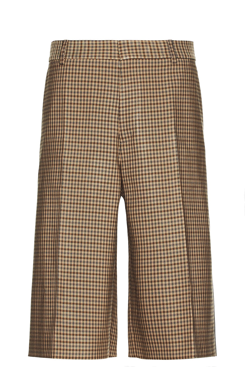 Image 1 of Wales Bonner Dusk Shorts in Beige & Brown