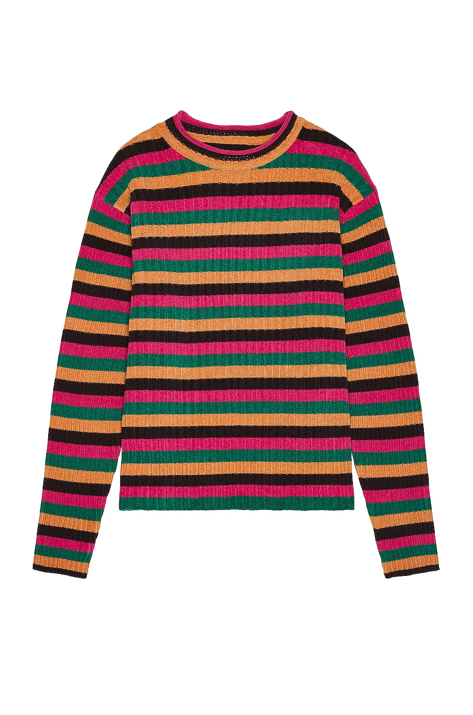 Image 1 of Wales Bonner Swing Sweater in Pink Multi Stripe