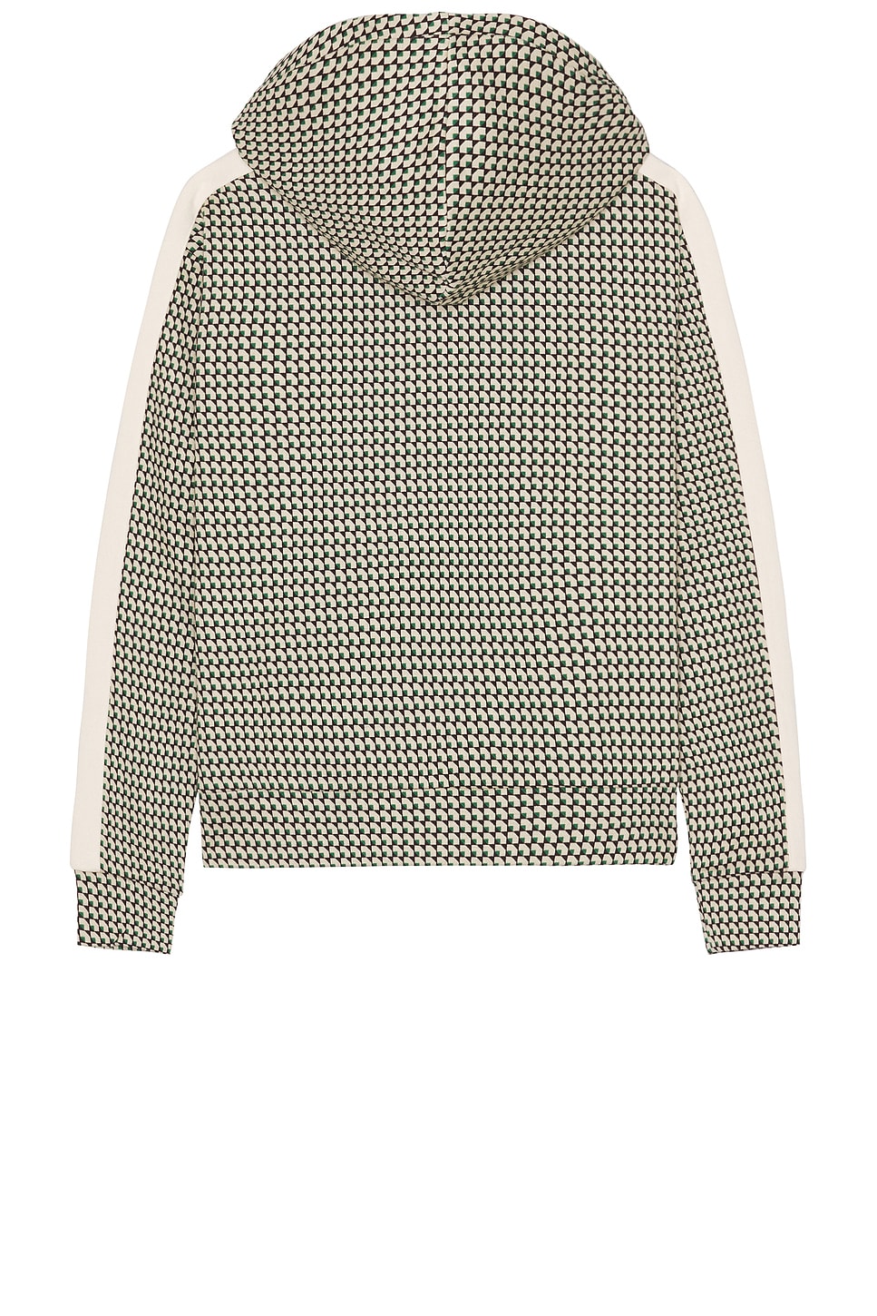 Wales Bonner Power Hooded Cotton-blend Sweatshirt In Green