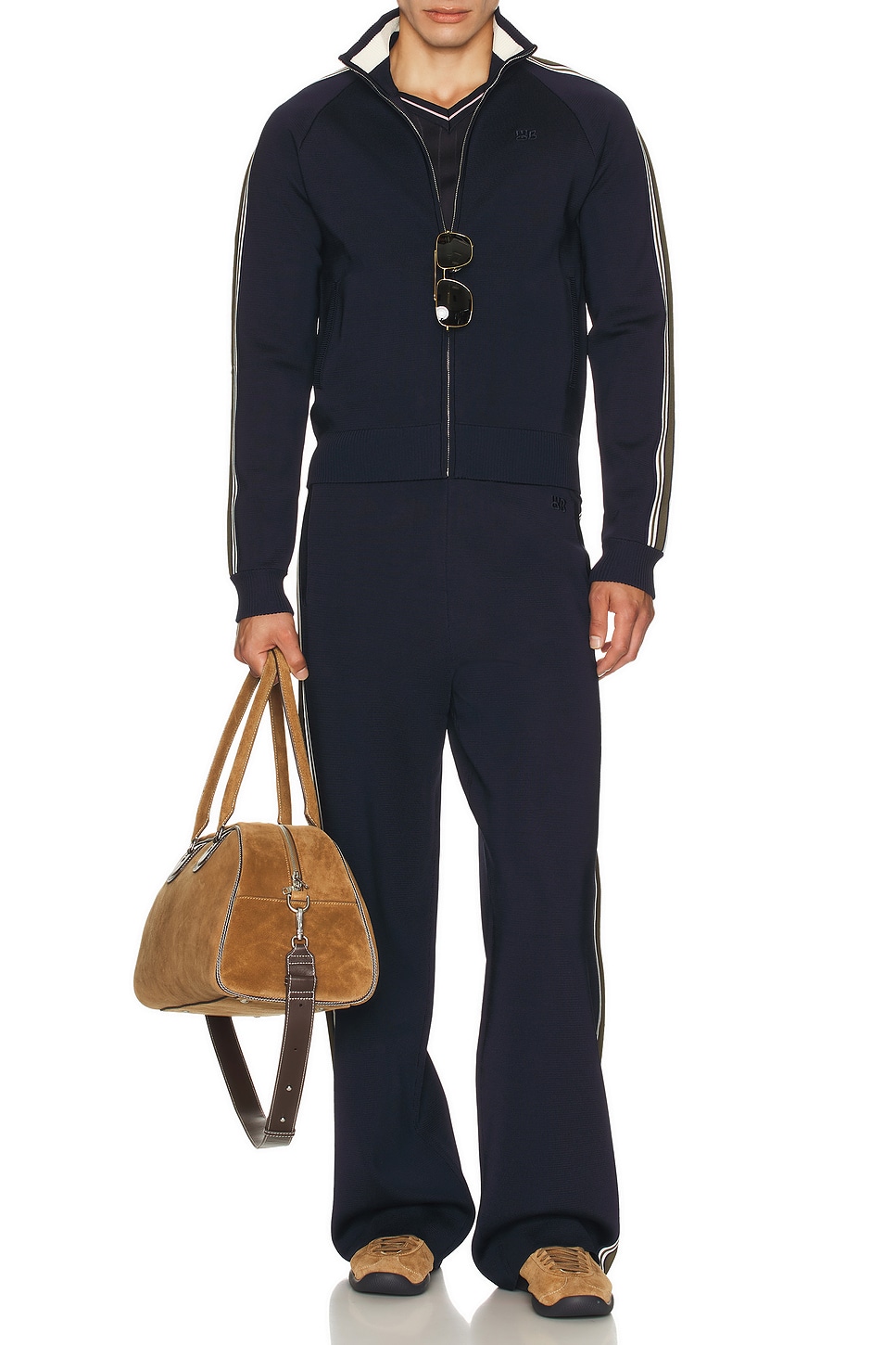 Image 1 of Wales Bonner Tide Track Top in Navy