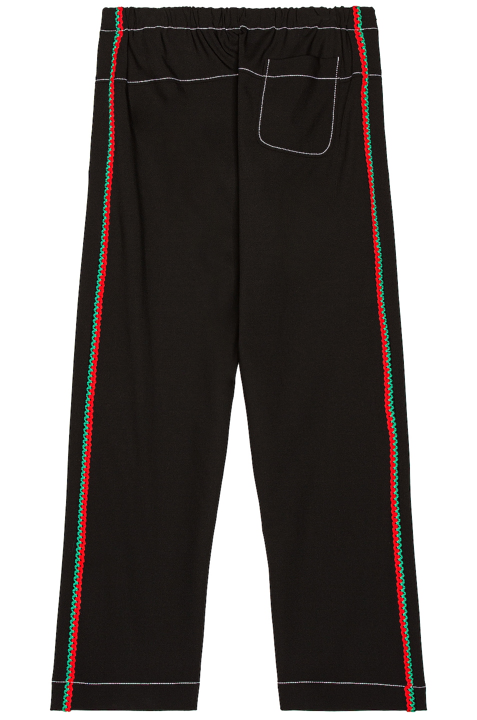 Image 1 of Wales Bonner Kingston Pyjama Trouser in Black