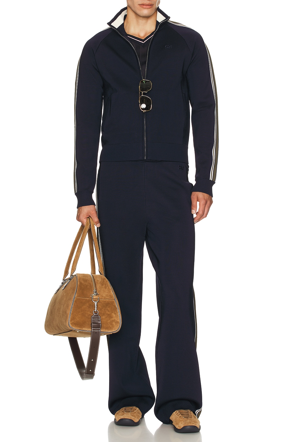 Image 1 of Wales Bonner Tide Track Pant in Navy