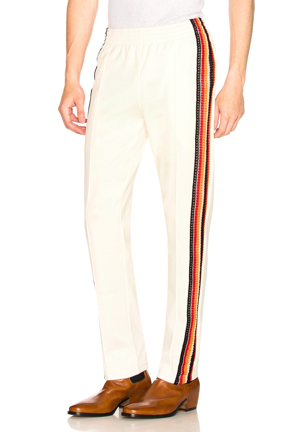 Image 1 of Wales Bonner Palms Track Pant in Ivory & Pink & Gold