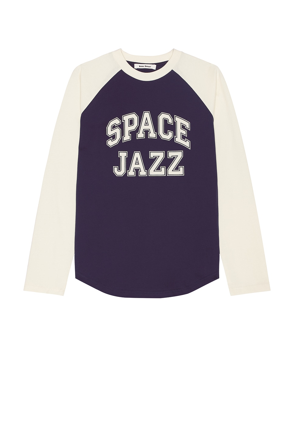 Image 1 of Wales Bonner Space T Shirt in Ivory & Navy