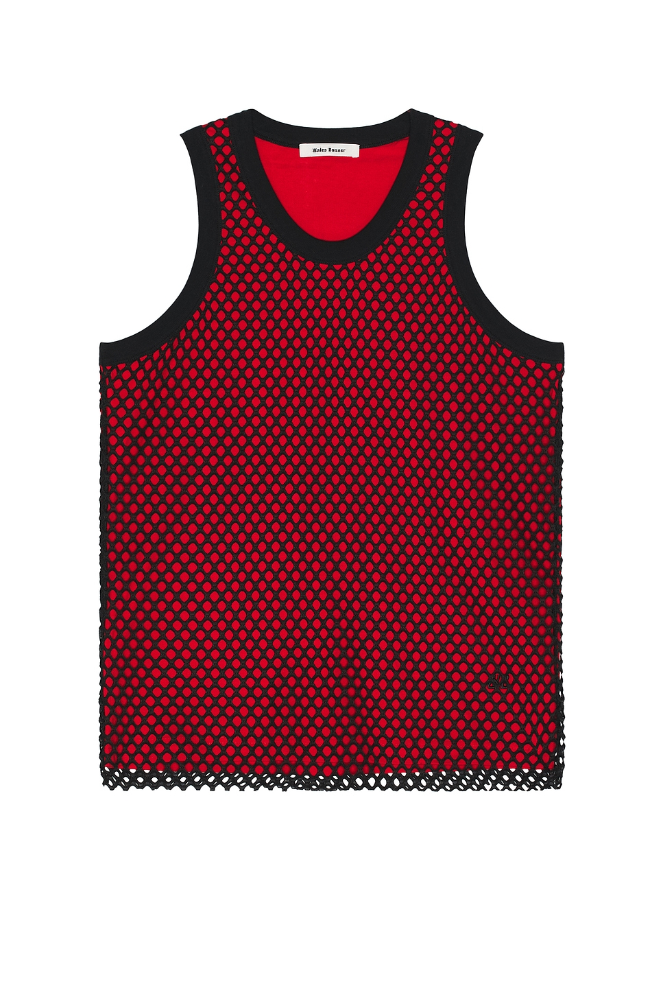 Record Tank Top in Red