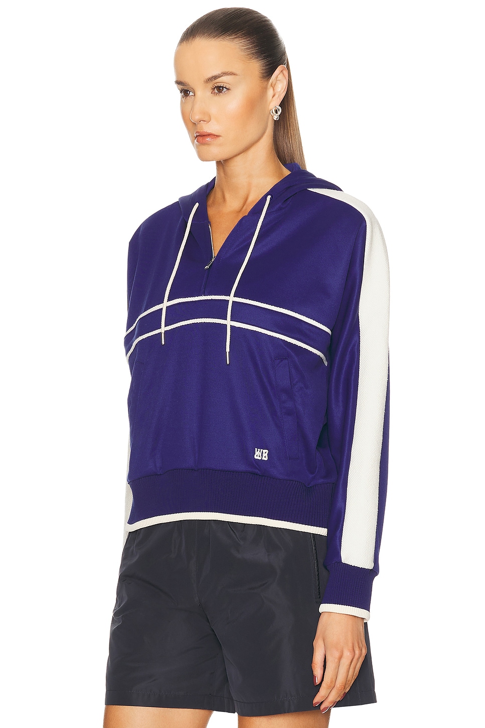 Wales Bonner Long-sleeved Hooded Sweatshirt