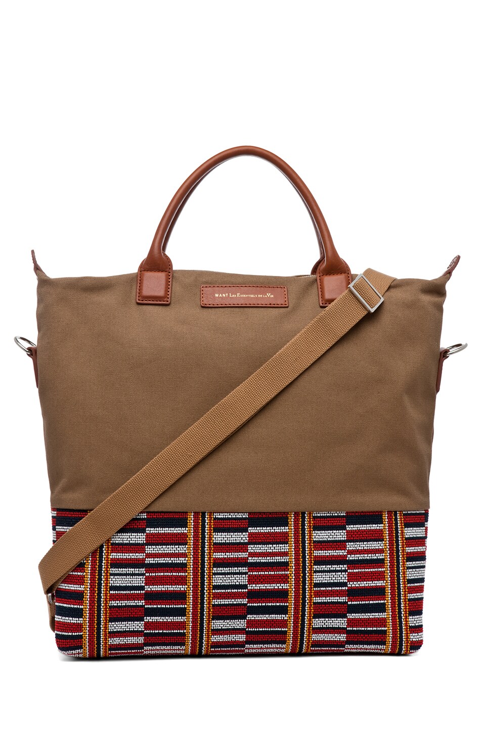 Image 1 of WANT Les Essentiels De La Vie O'Hare Shopper Tote in Beige Frise