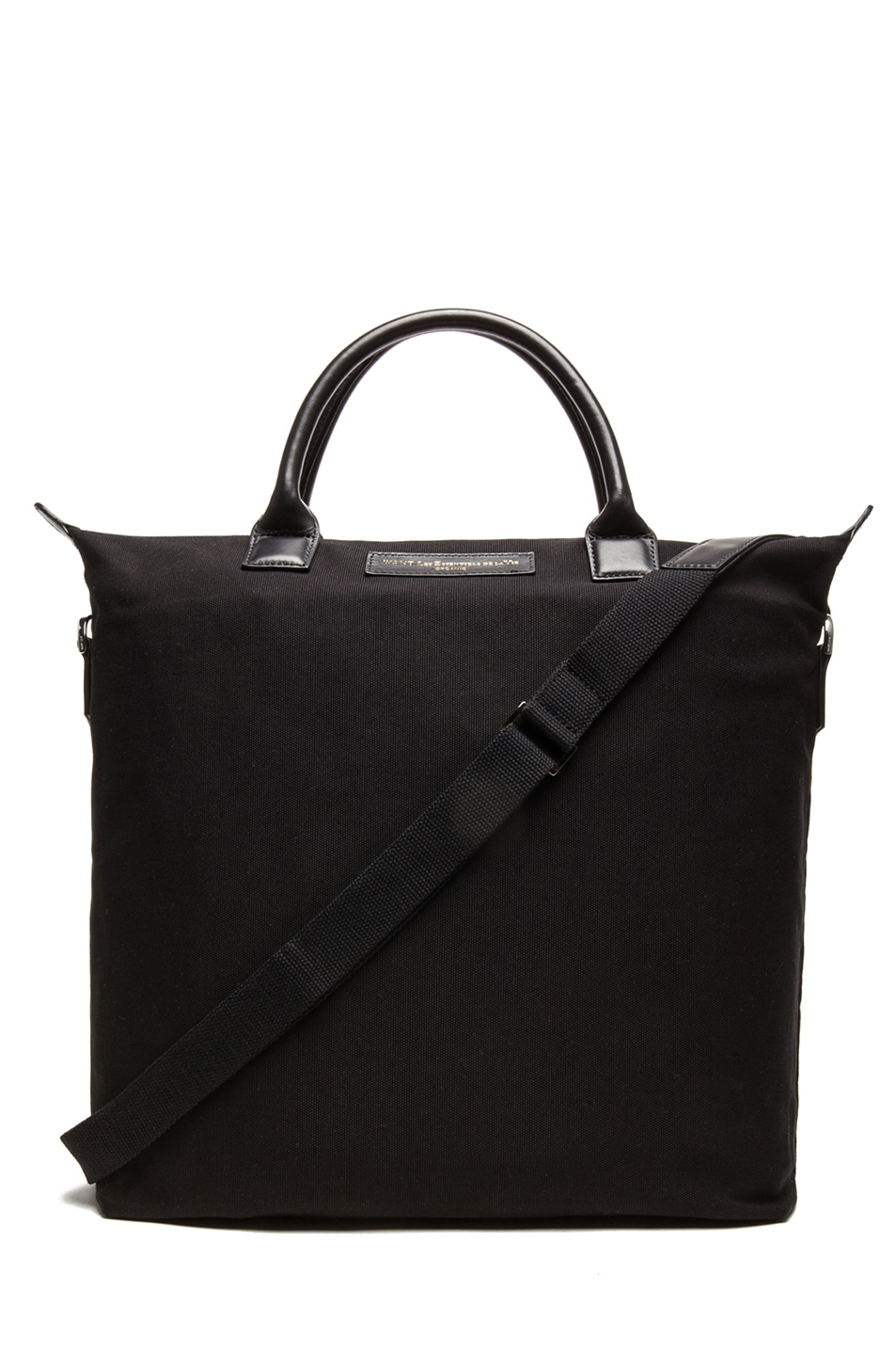 Image 1 of WANT Les Essentiels De La Vie O'Hare Cotton Shopper Tote in Black