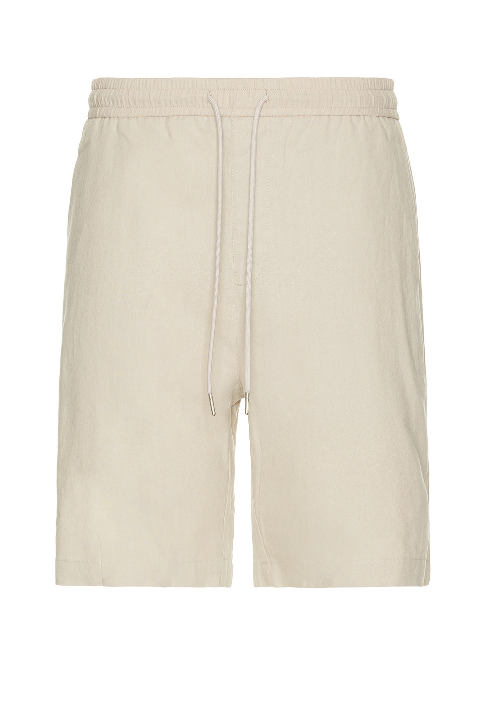 Image 1 of WAO Casual Linen Short in Light Beige