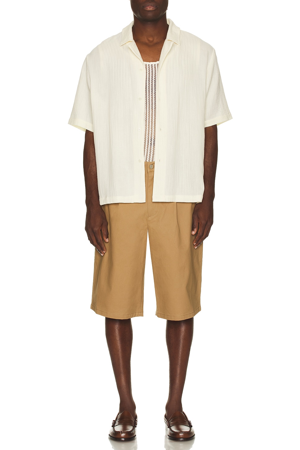 Image 1 of WAO The Pleated Short in Brown