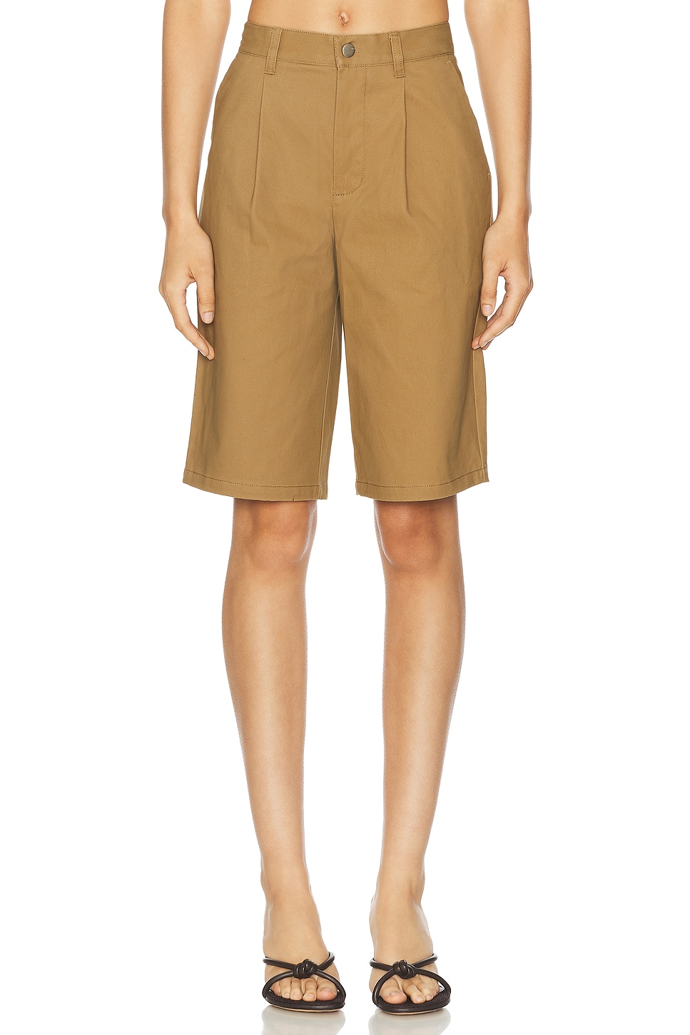 Image 1 of WAO The Pleated Short in Brown