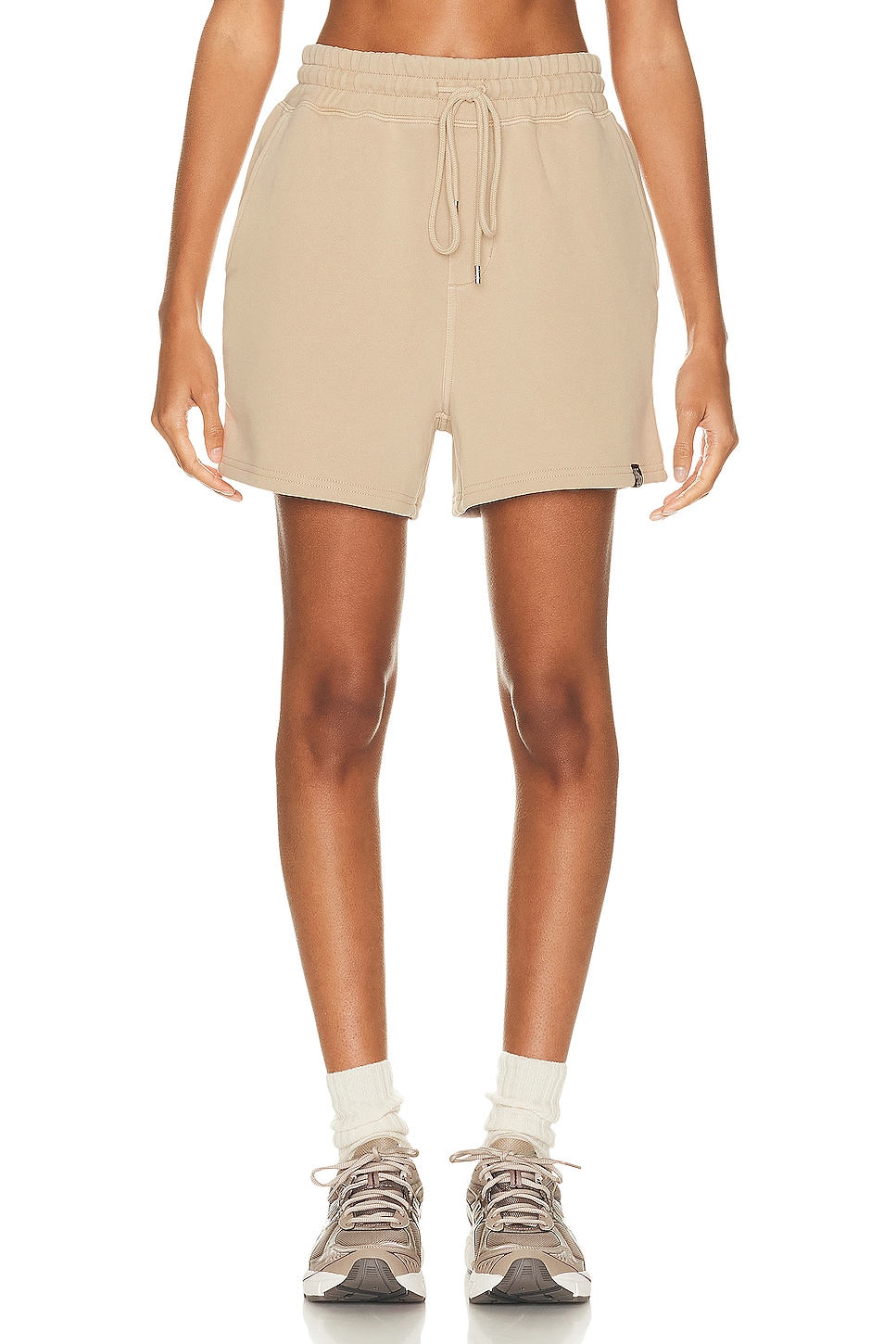 The Fleece Short in Tan