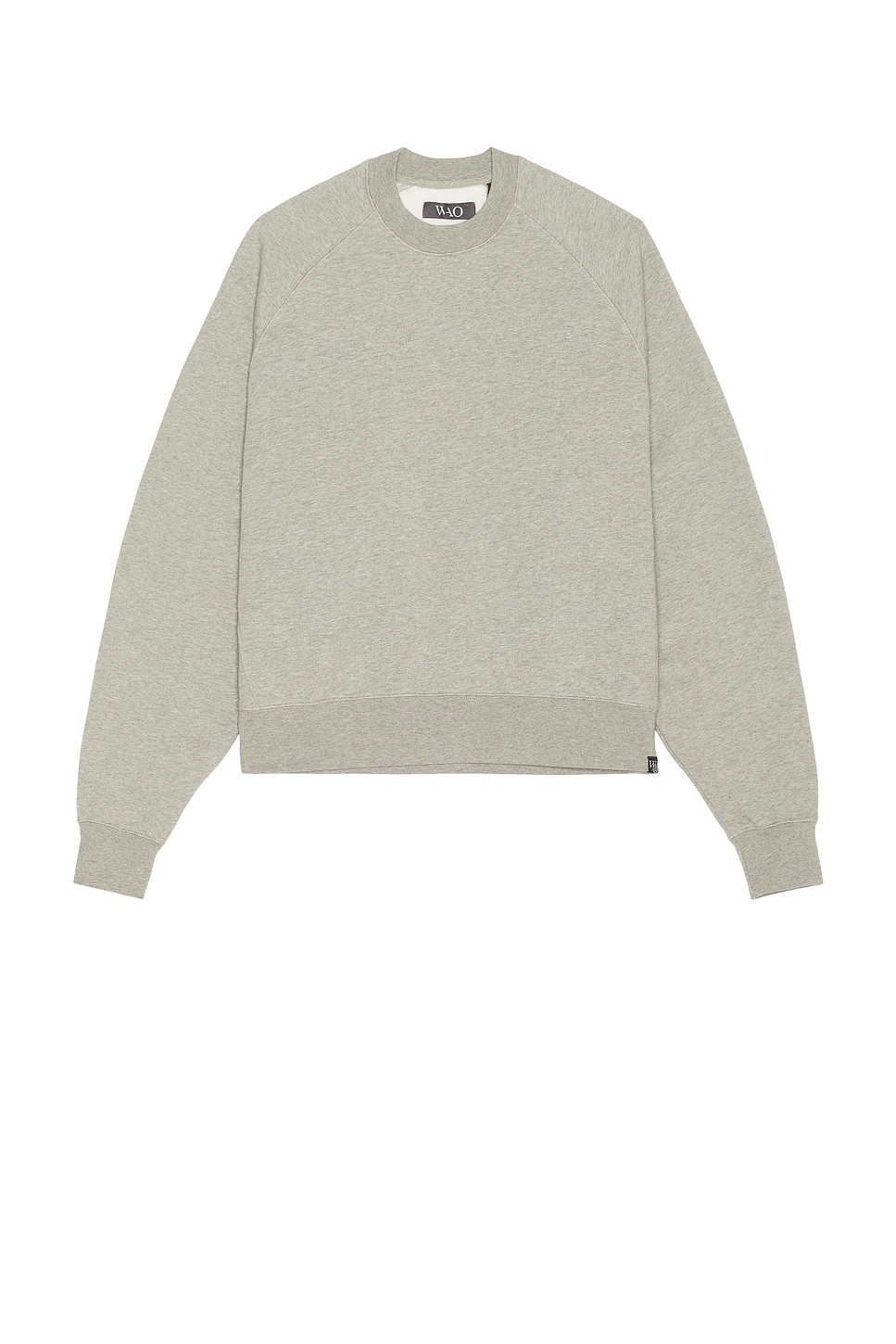 Image 1 of WAO The Crew Sweatshirt in Heather Grey