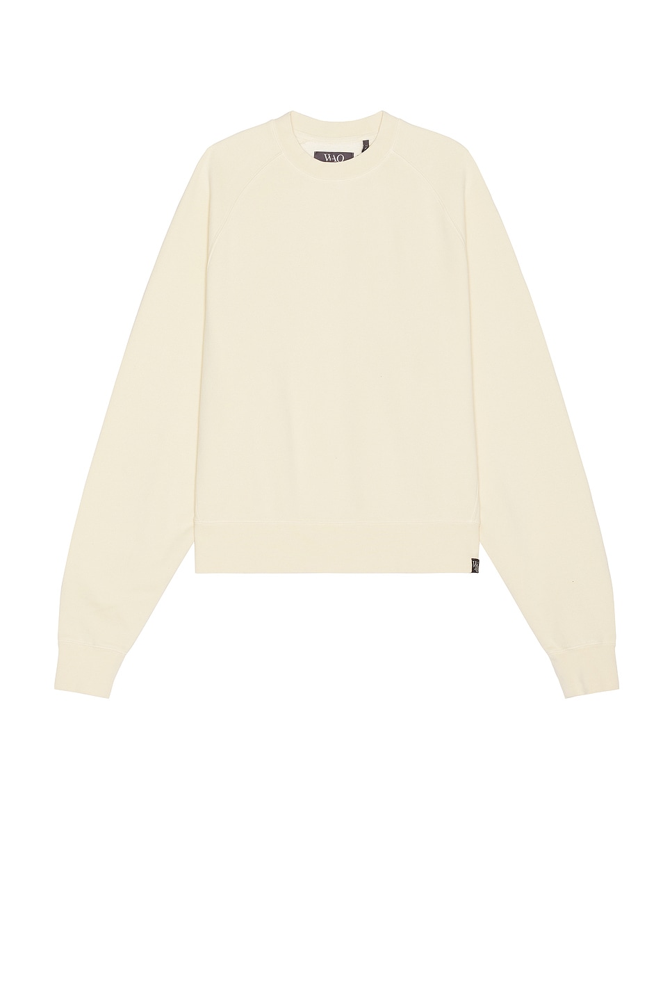 Image 1 of WAO The Crew Sweatshirt in Natural