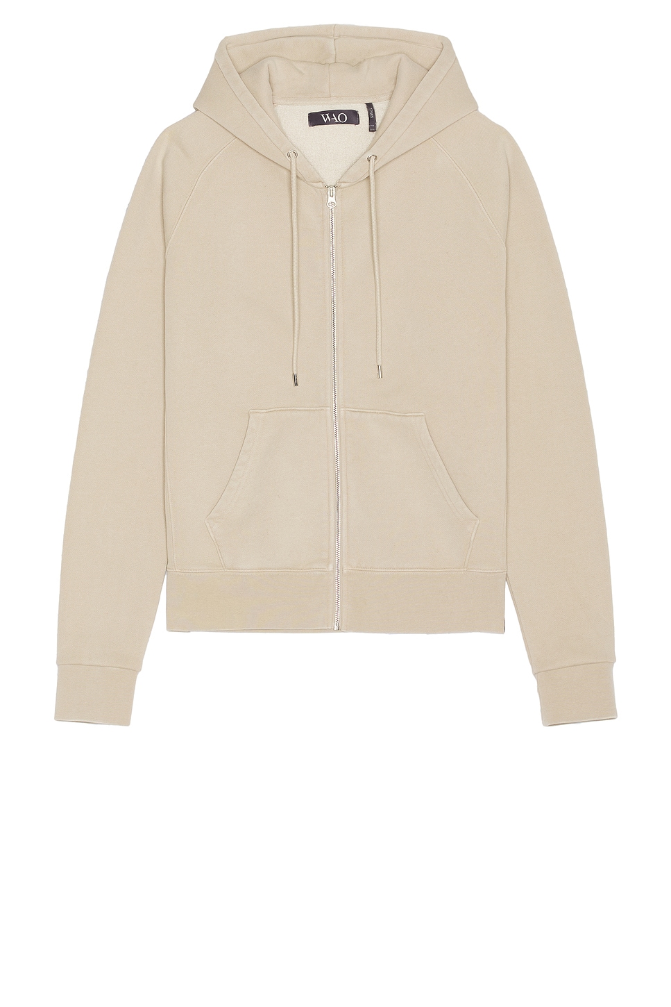 Image 1 of WAO The Zip Hoodie in Washed Sand