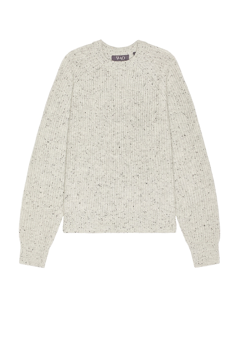 Speckled Crewneck Sweater in Grey