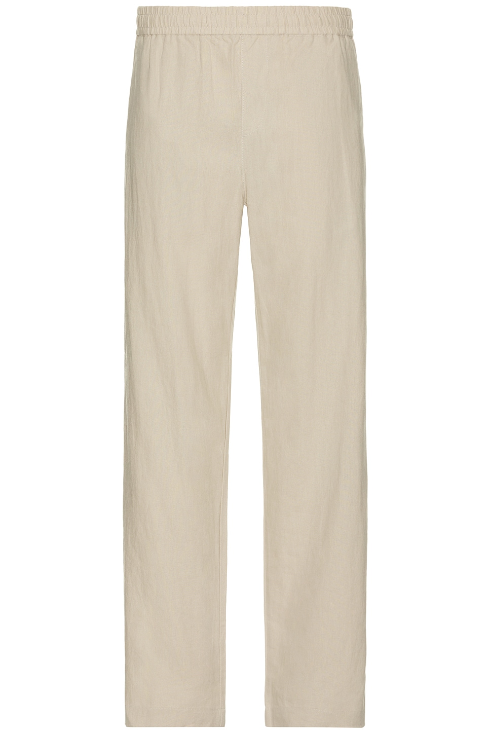 Image 1 of WAO Casual Linen Pant in Light Beige