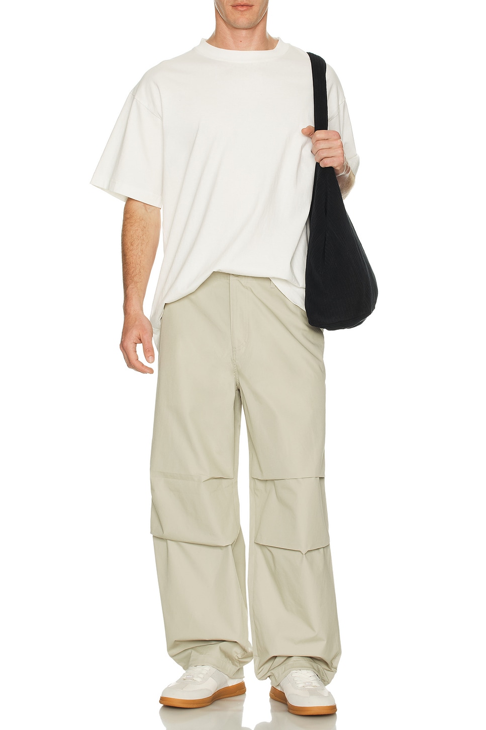 Image 1 of WAO The Parachute Pant in Light Beige