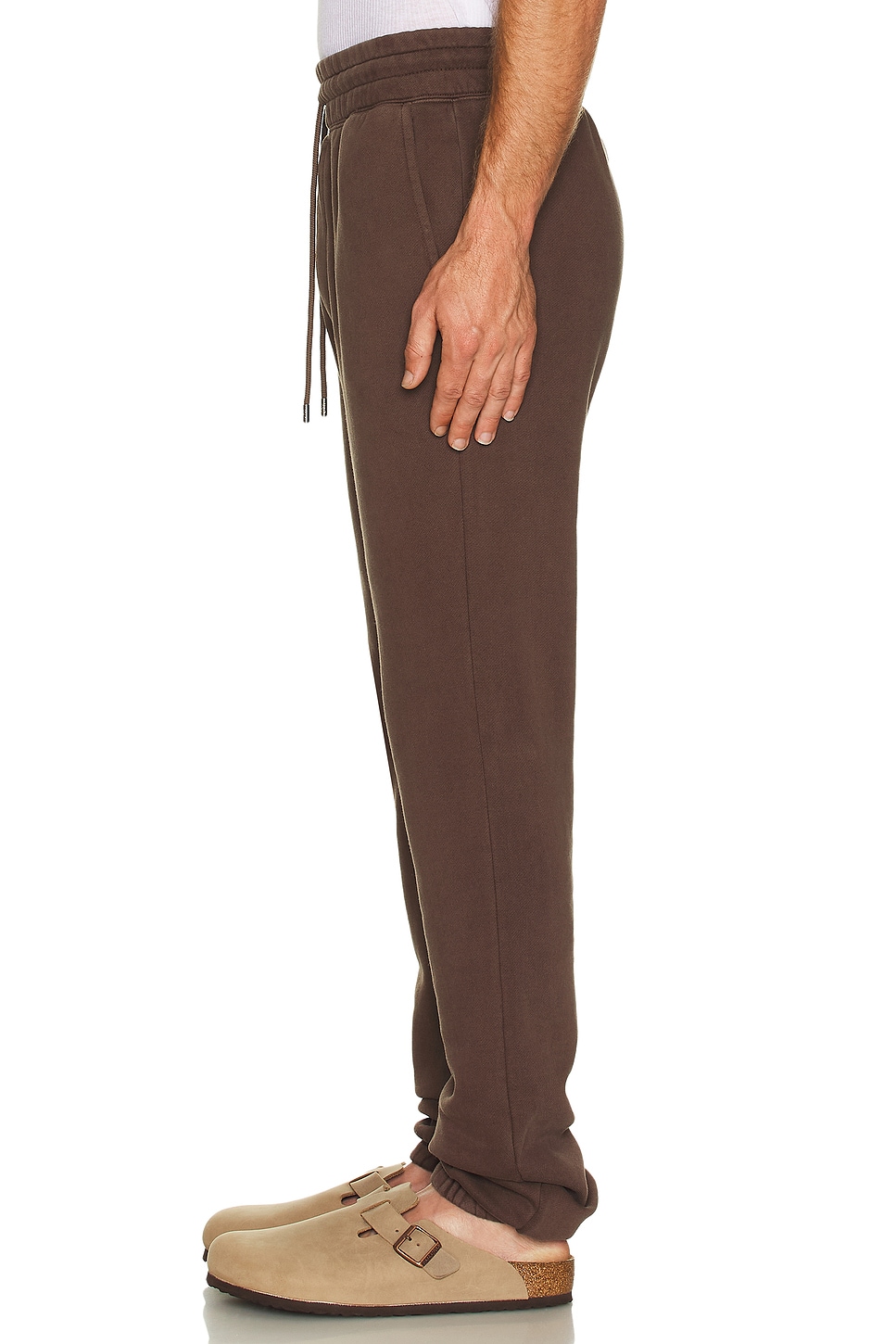 Image 4 of WAO The Fleece Jogger in brown
