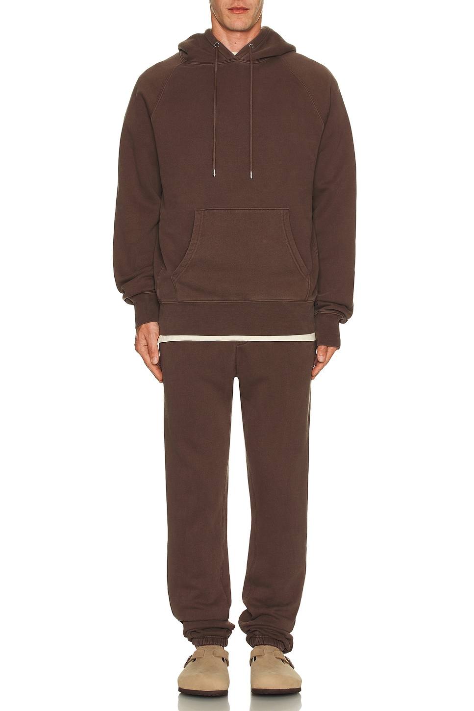 Image 1 of WAO The Fleece Jogger in brown