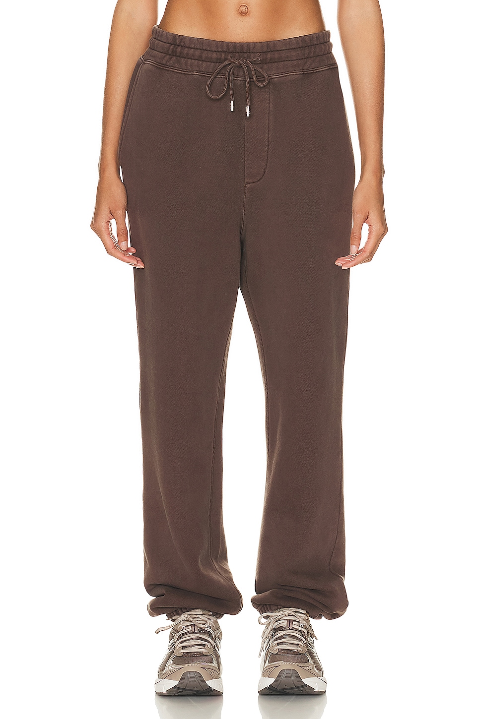 Image 1 of WAO The Fleece Pant in brown