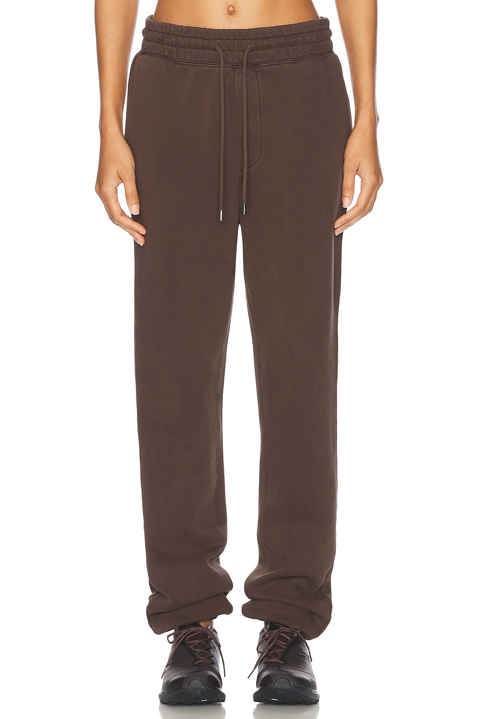Image 1 of WAO The Fleece Jogger in brown