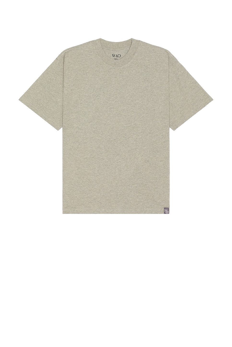 Wao The Relaxed Tee 3 Pack In Black White & Heather Grey.