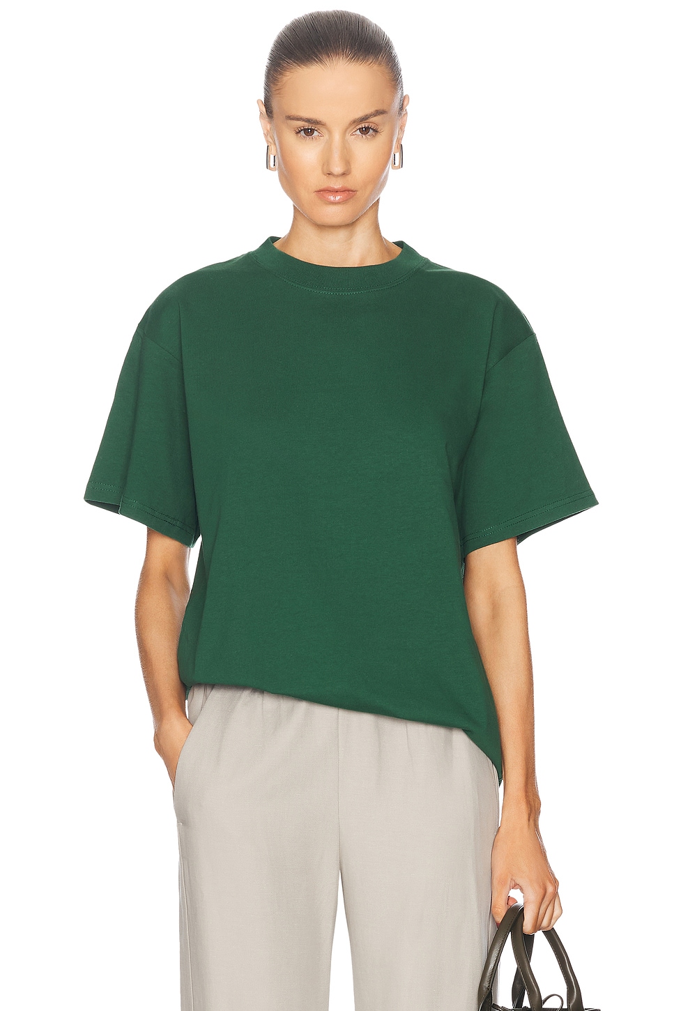 The Oversized Tee in Green