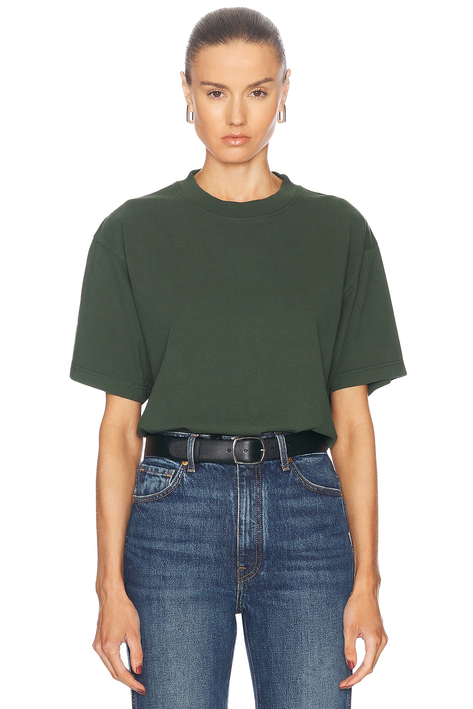 The Oversized Tee in Green