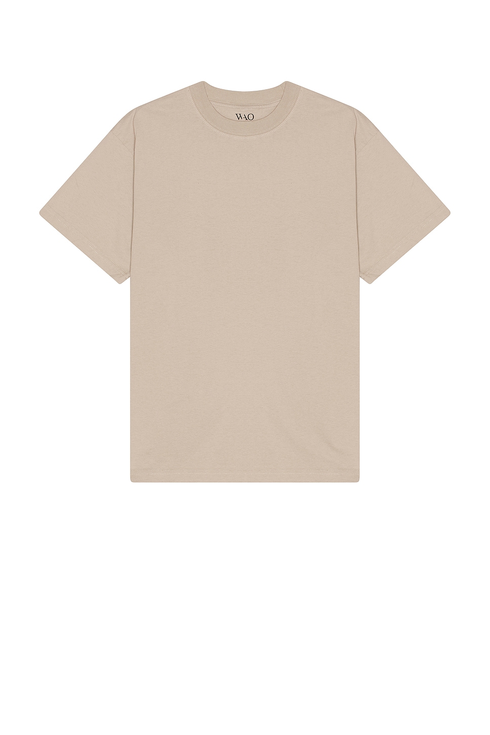 Image 1 of WAO The Oversized Tee in Sand Beige