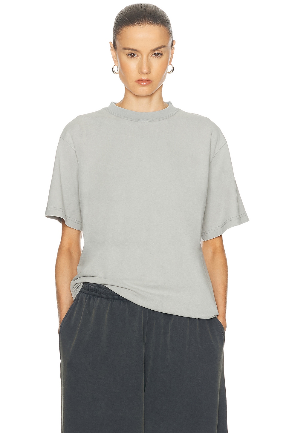 Image 1 of WAO The Oversized Tee in Washed Gray