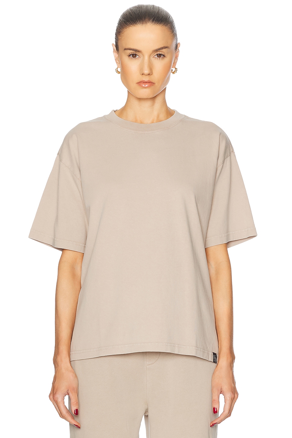 Image 1 of WAO The Relaxed Tee in Washed Sand