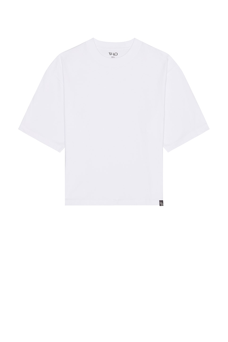 The Oversized Cropped Tee in White