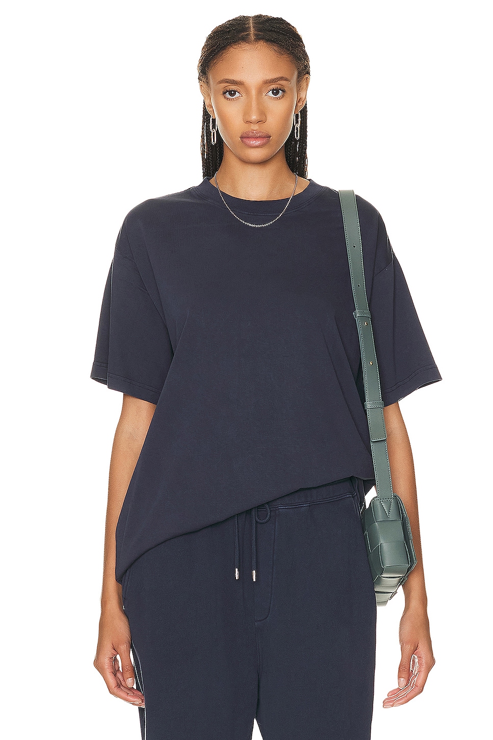 Image 1 of WAO The Relaxed Tee in navy