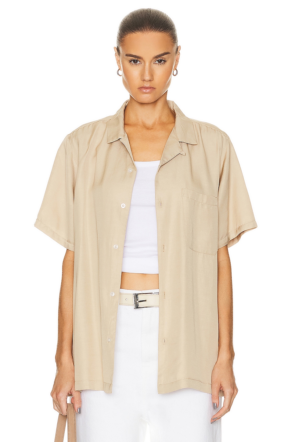 The Camp Shirt in Tan