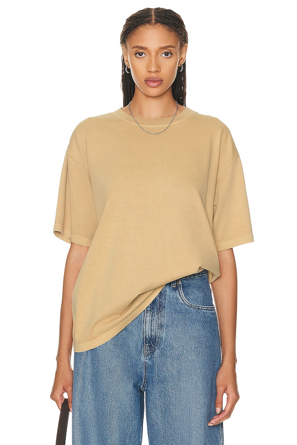 Image 1 of WAO The Relaxed Tee in terracotta