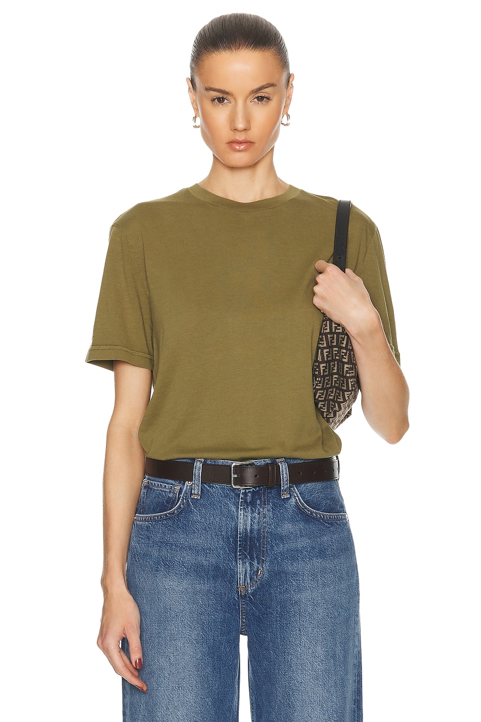 Image 1 of WAO The Standard Tee in olive