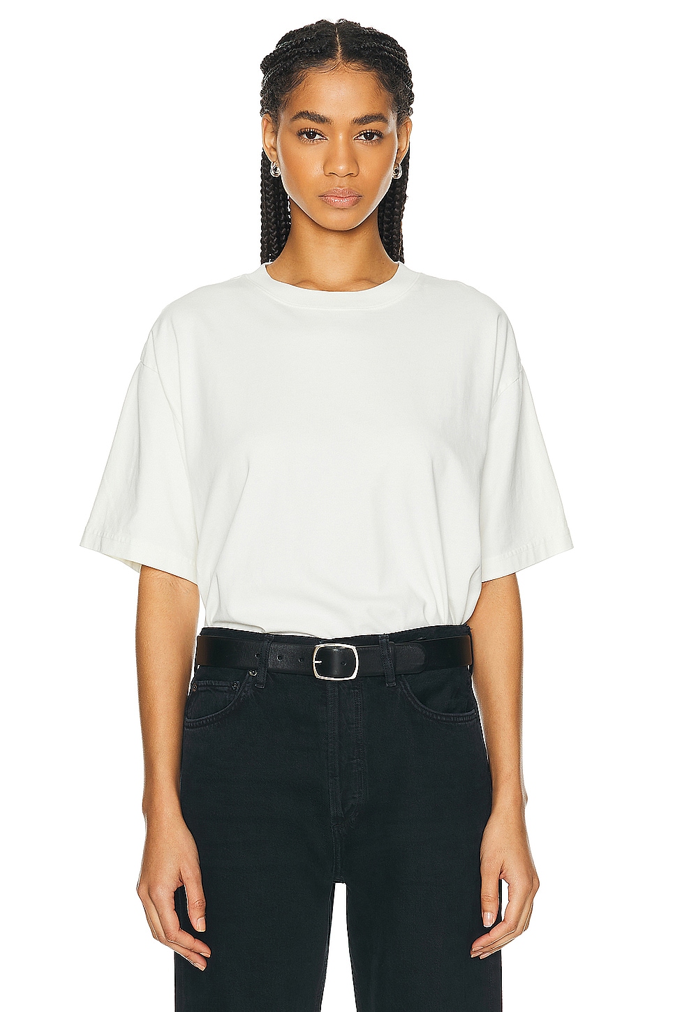 Image 1 of WAO The Relaxed Tee in Off White
